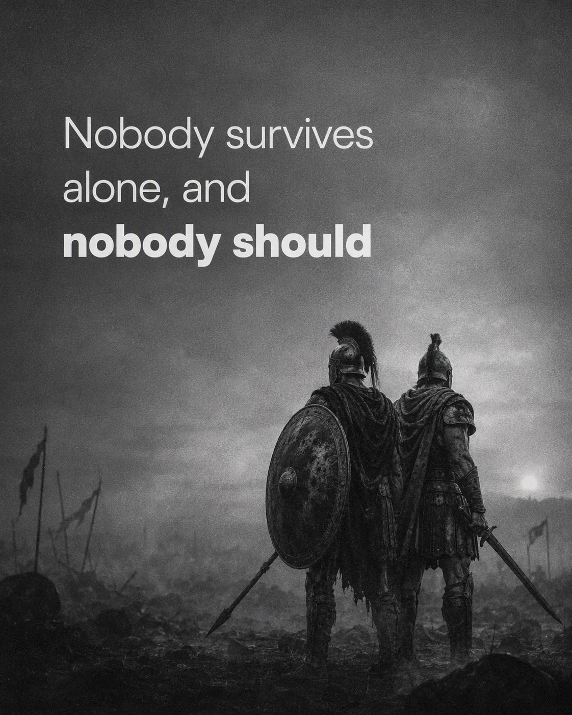 Fogbound Ancient Warrior Quote Post