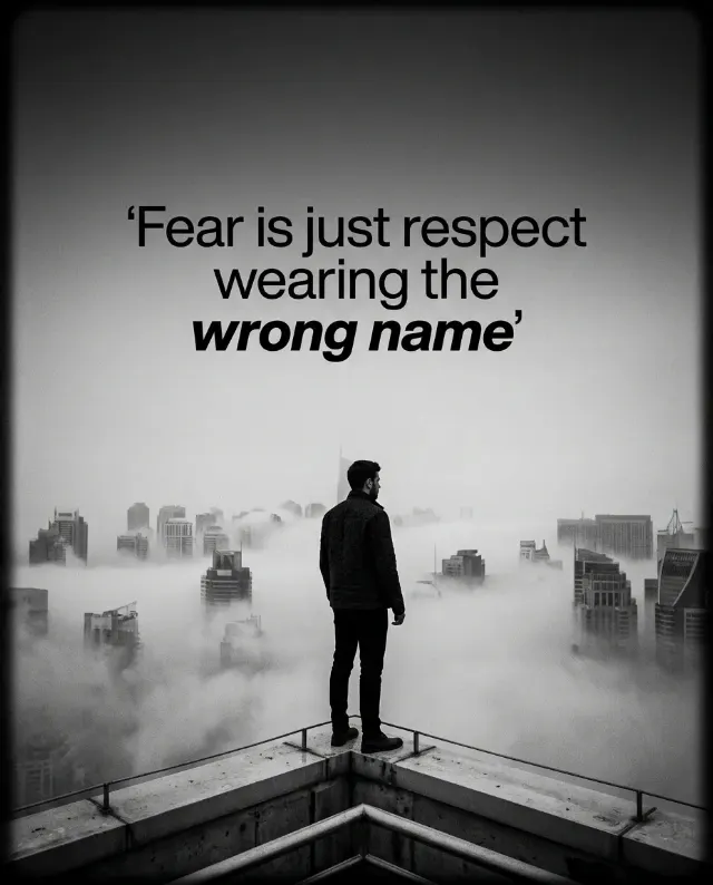 Foggy Rooftop Motivational Quote Post