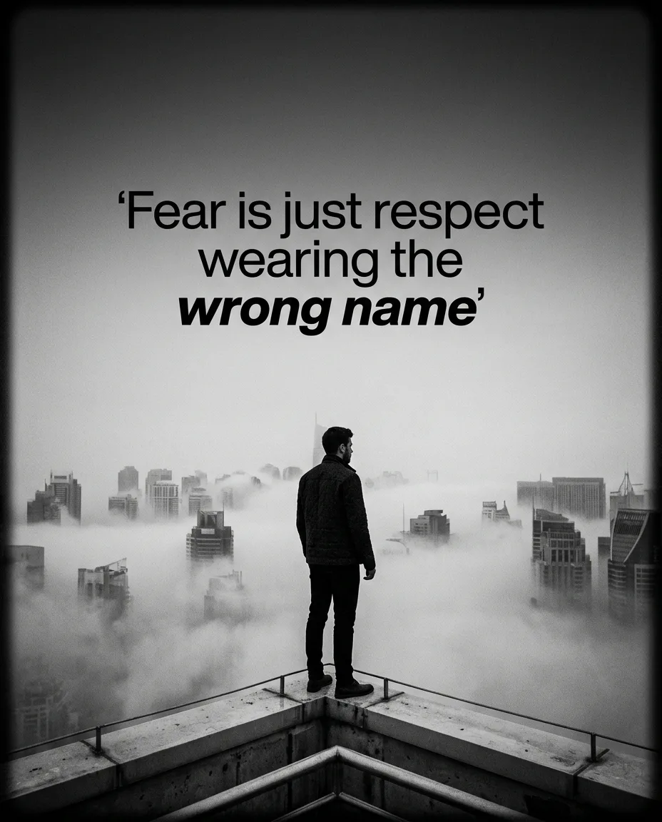Foggy Rooftop Motivational Quote Post
