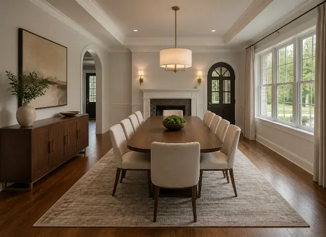 Formal Dining Room Virtual Staging