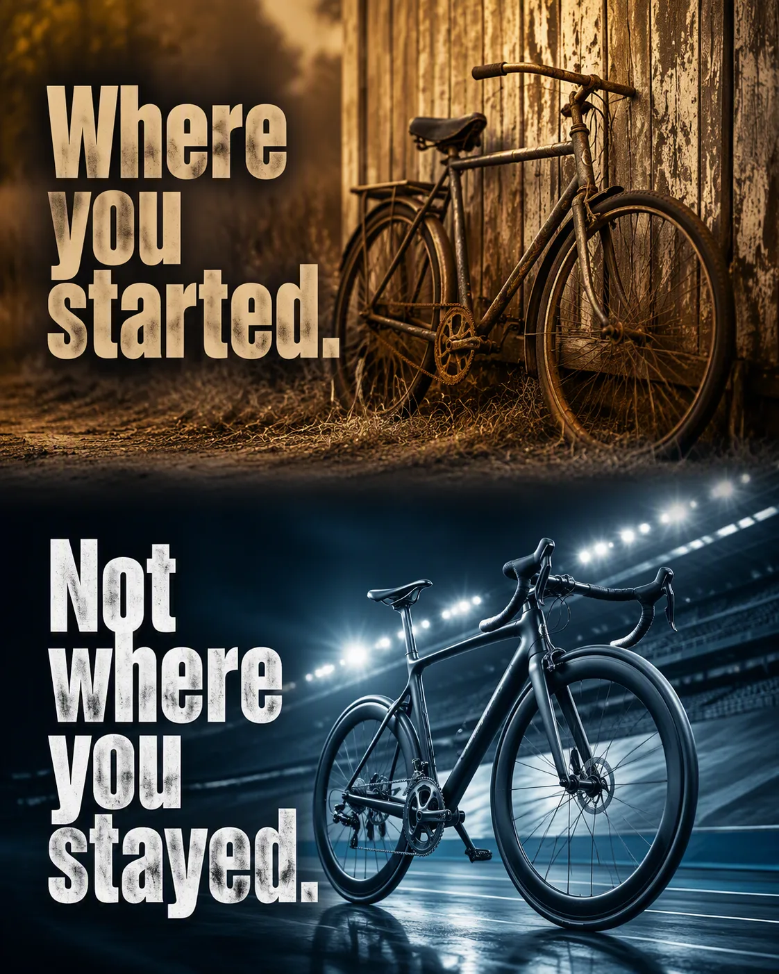 From Rusted Bicycle To Racing Bike Quote