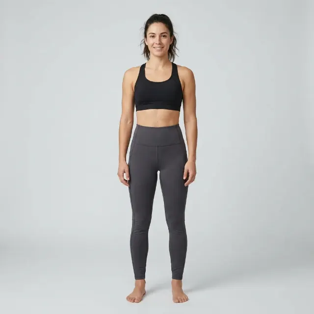Full Body Sportswear Model Studio Photo