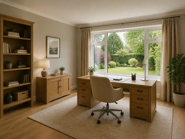 Garden View Home Office Listing Photo