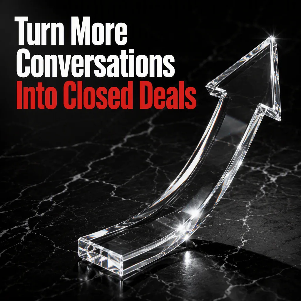 Glass Arrow LinkedIn Sales Post