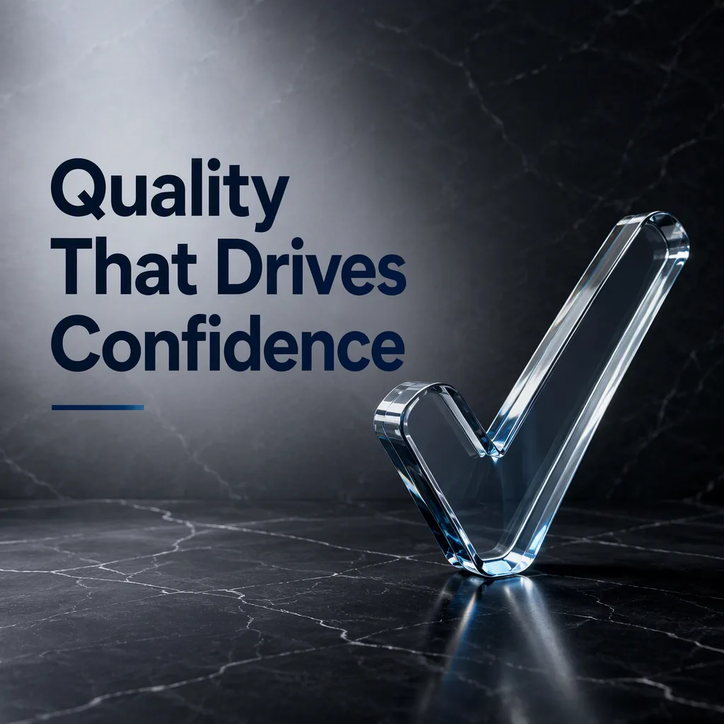 Glass Checkmark Quality Consulting Post