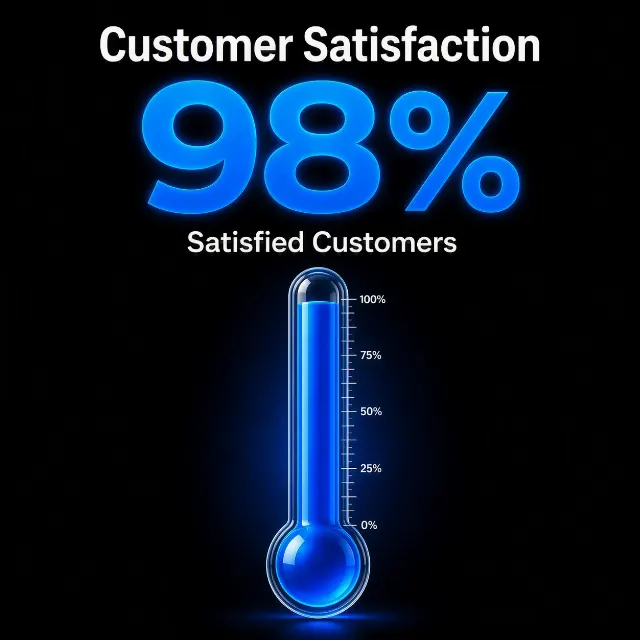 Glass Thermometer Satisfaction Rate Post