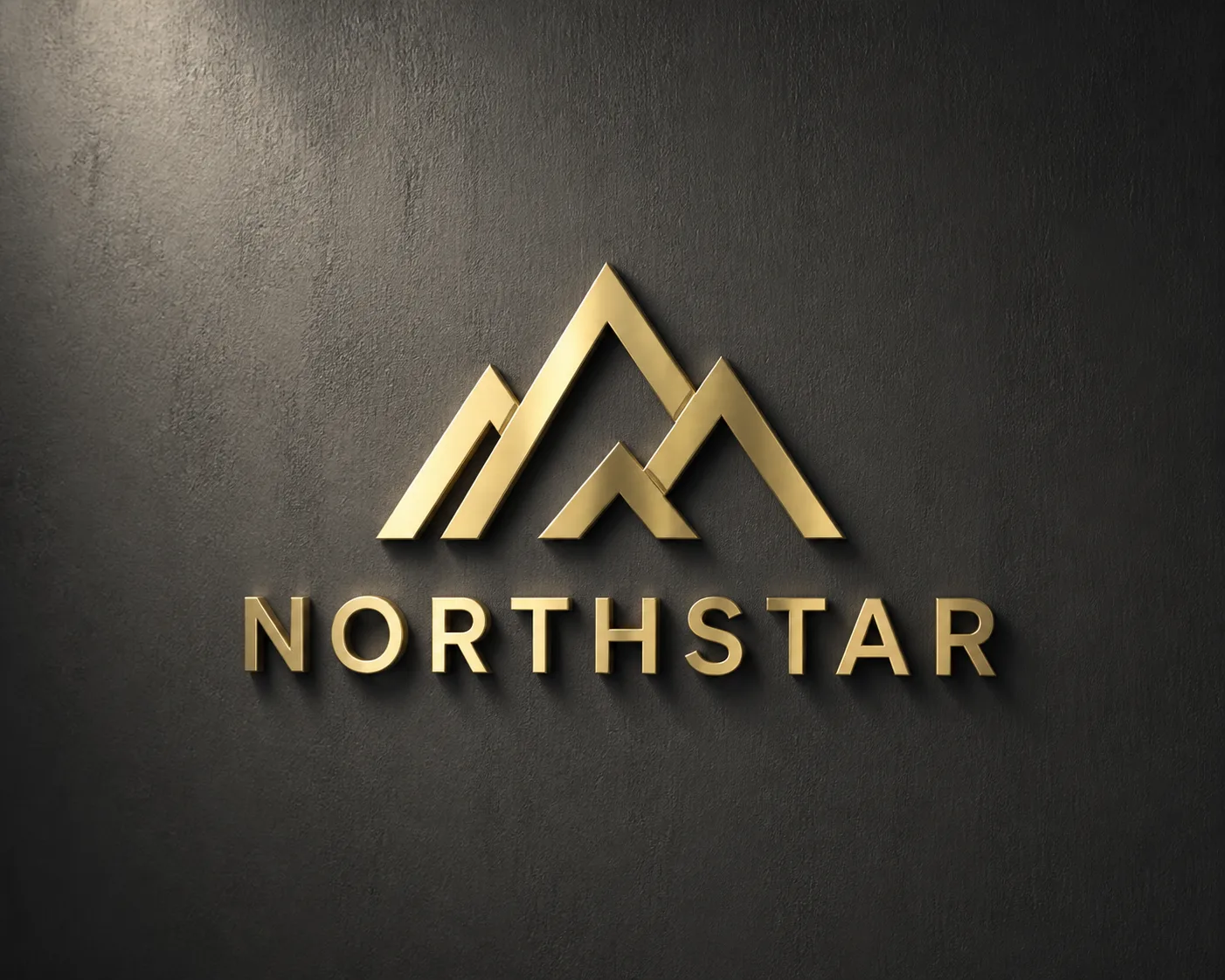 Glossy 3D Logo Wall Mockup