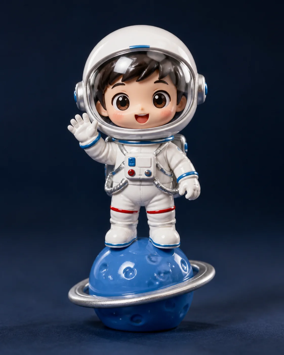 Glossy Chibi Astronaut Figurine