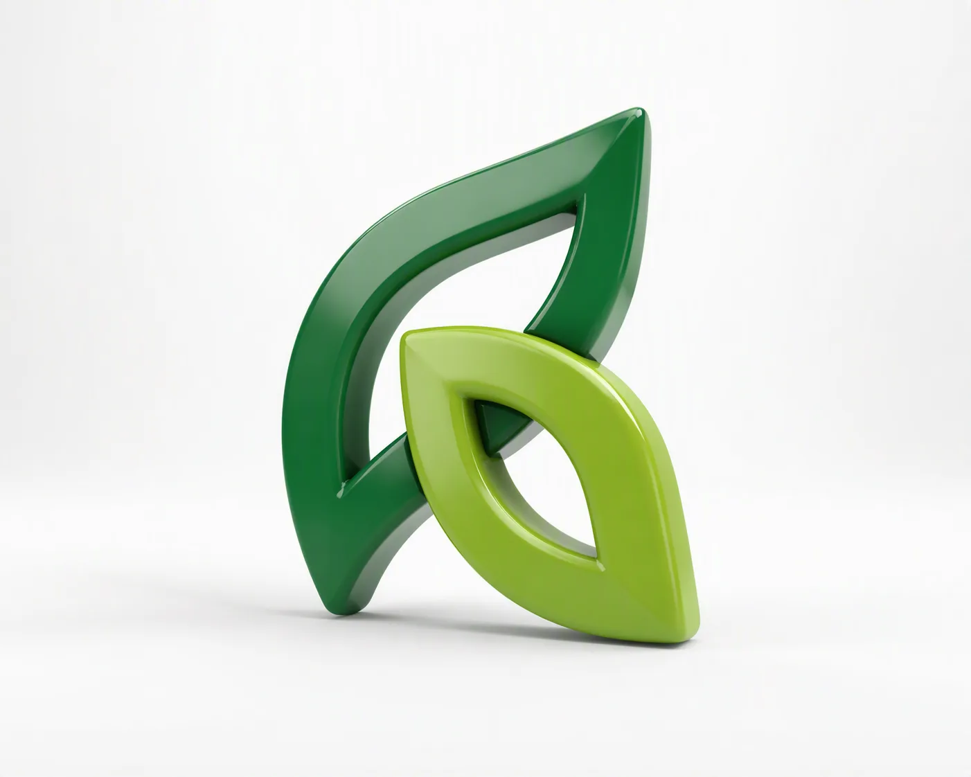 Glossy Plastic 3D Logo Floor Mockup