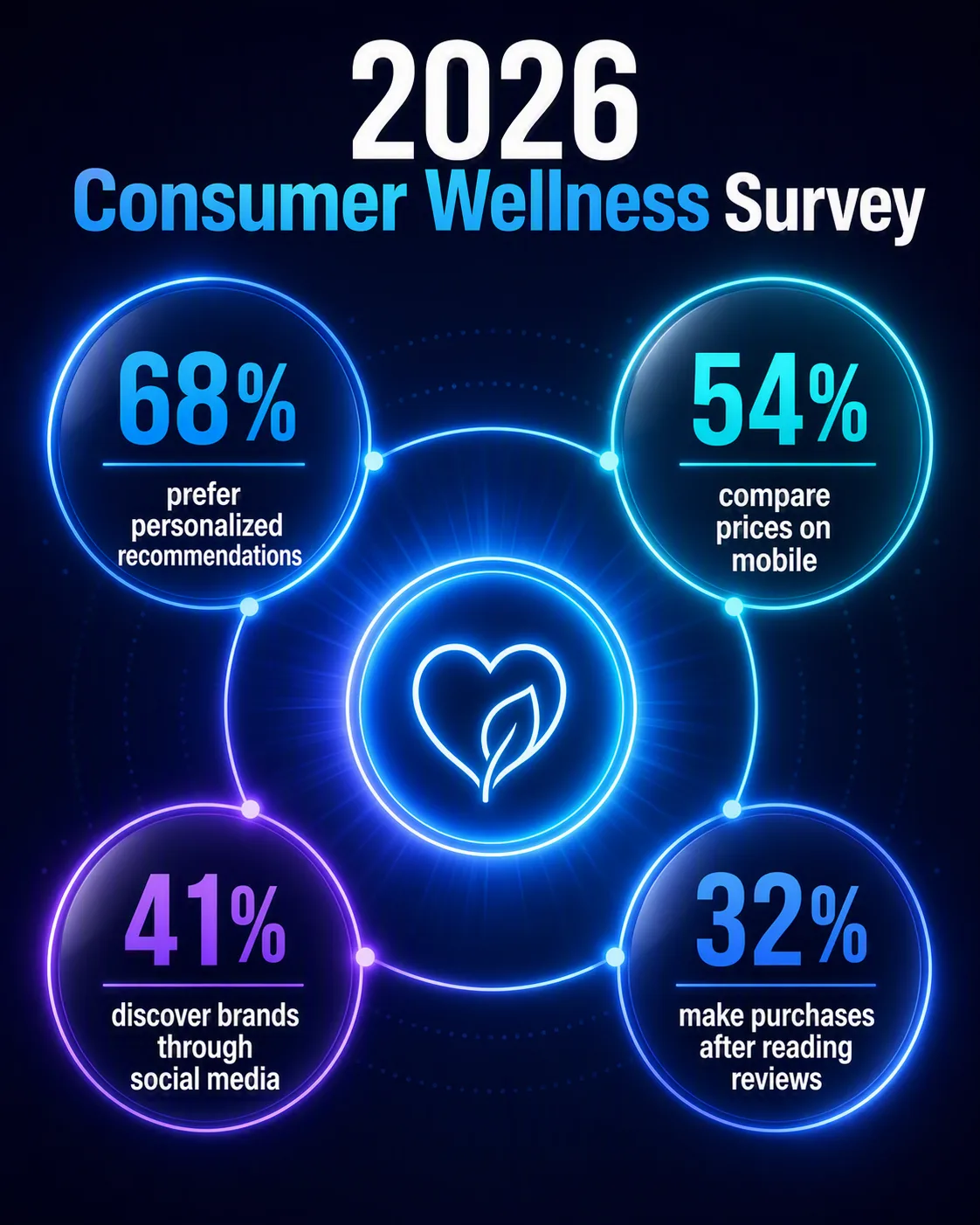 Glowing Circular Market Research Instagram Post
