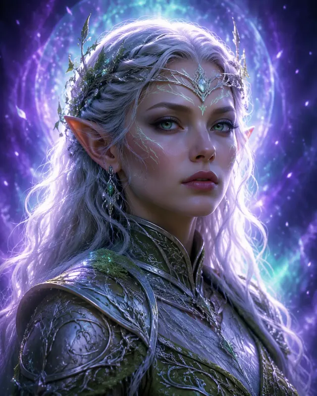 Glowing Fantasy Character Portrait