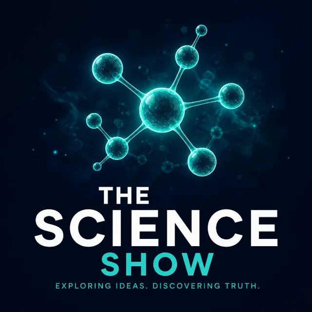 Glowing Molecule Science Podcast Cover