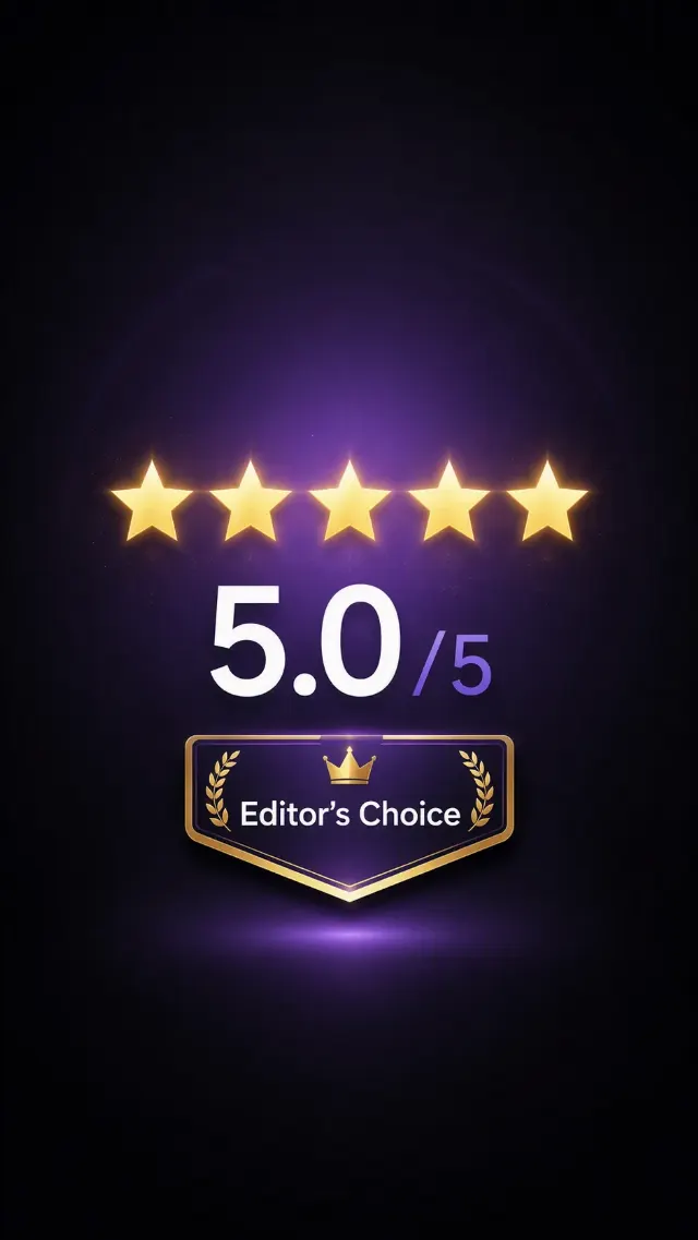 Glowing Star Rating App Screenshot