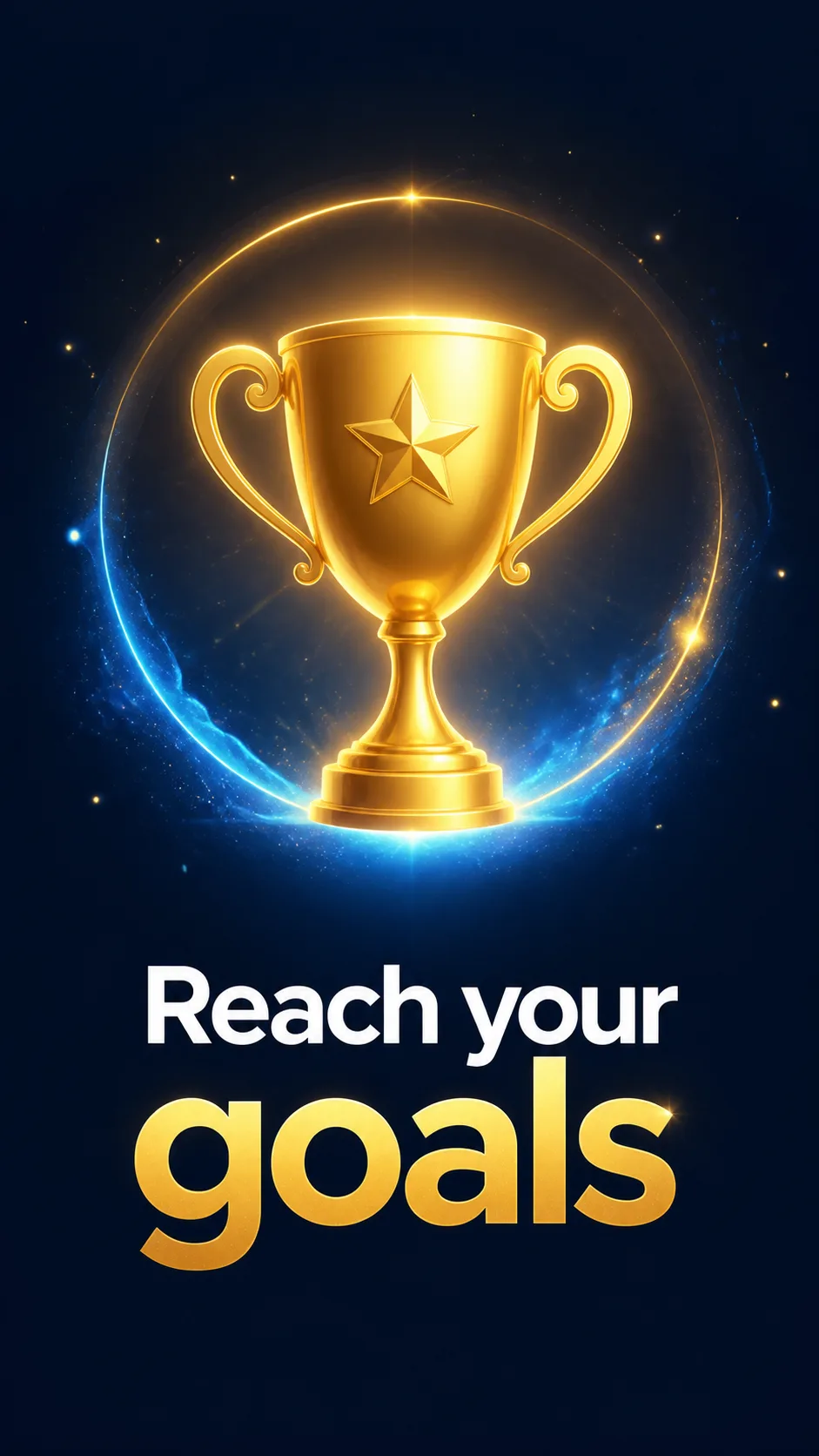 Glowing Trophy Habit Tracker Screenshot