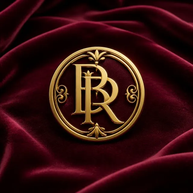 Gold Emblem Velvet Logo Mockup
