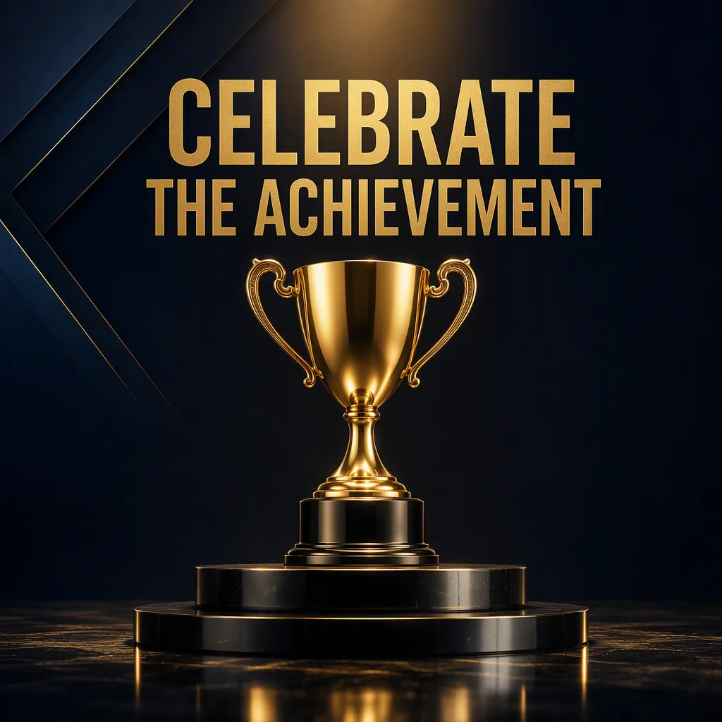 Gold Trophy Corporate Instagram Ad