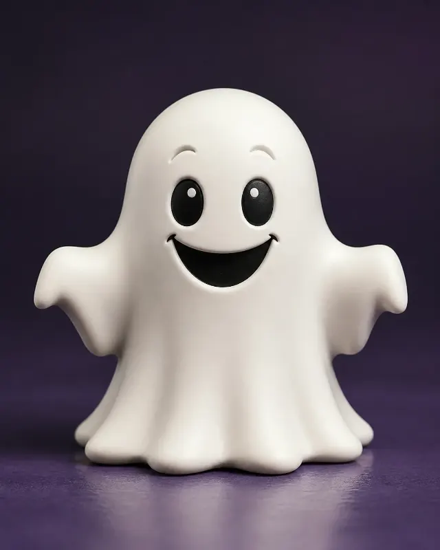 Grinning Ghost Vinyl Toy Product Photo