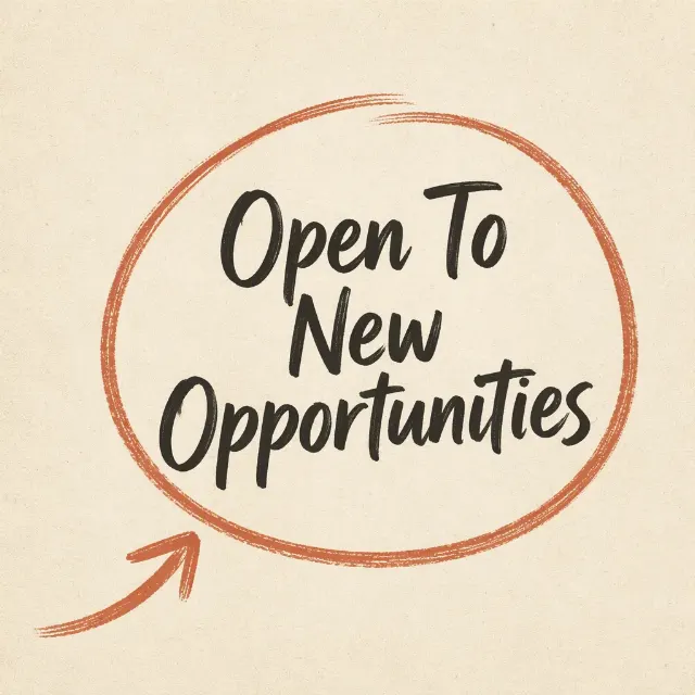 Hand Drawn Job Outreach LinkedIn Post