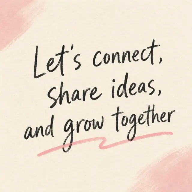 Handwritten LinkedIn Networking Post
