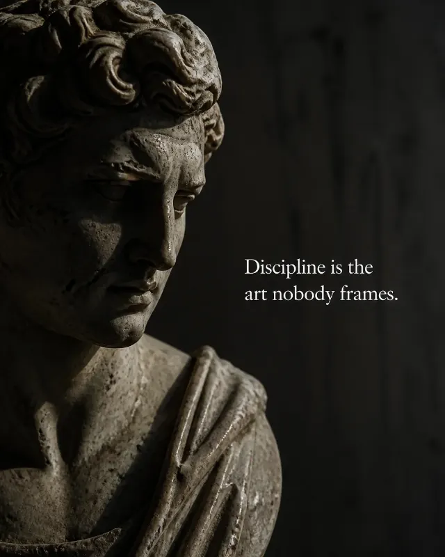 Harsh Light Classical Bust Quote Post