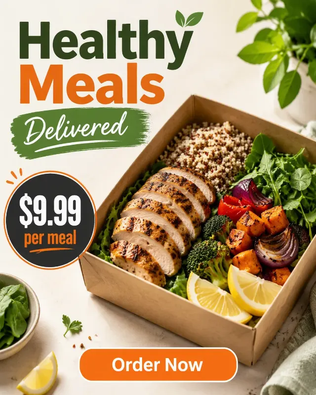 Healthy Meal Prep Instagram Ad