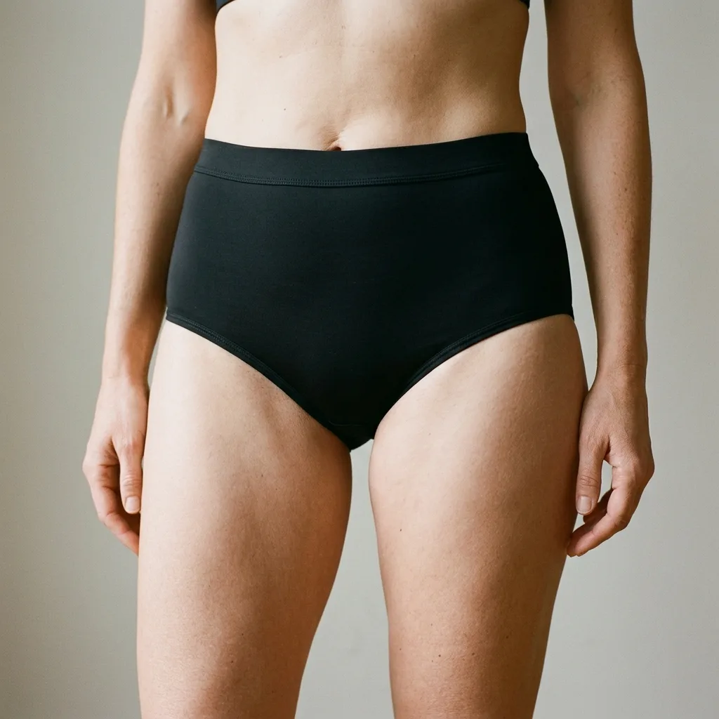 High-Waisted Brief Natural Light Photo