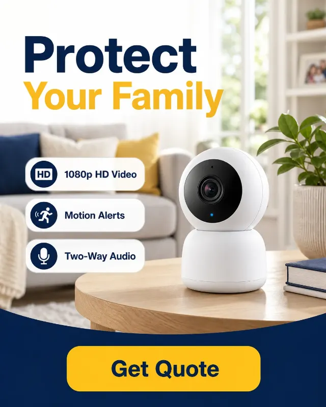 Home Security Camera Facebook Ad