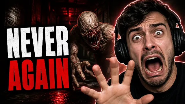 Horror Gaming Jumpscare Reaction Thumbnail