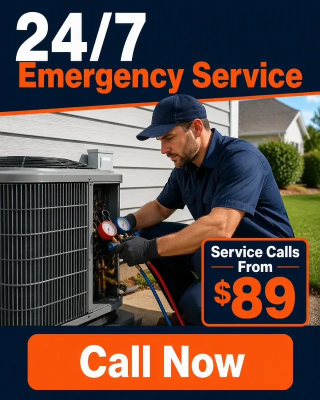 HVAC Emergency Service Facebook Ad