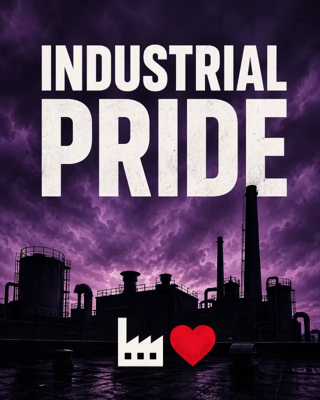 Industrial Rooftop Pride Instagram Post