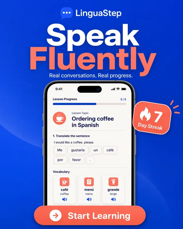 Language Learning App Instagram Ad