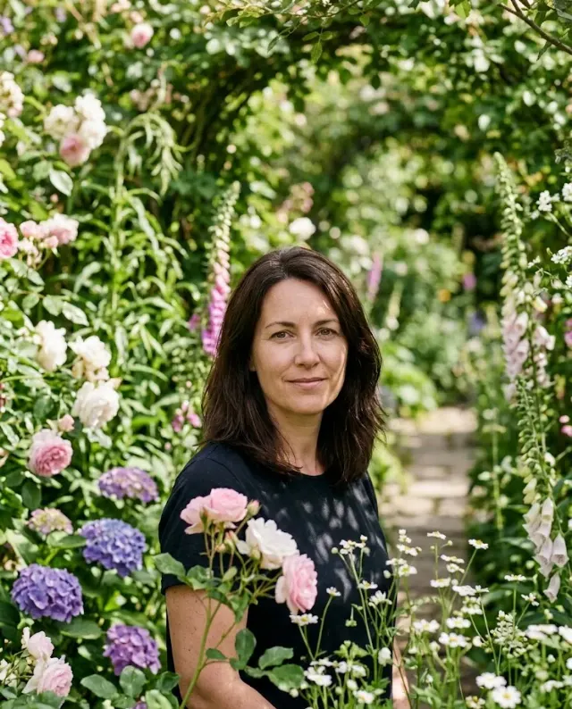 Lush Garden Natural Light Portrait