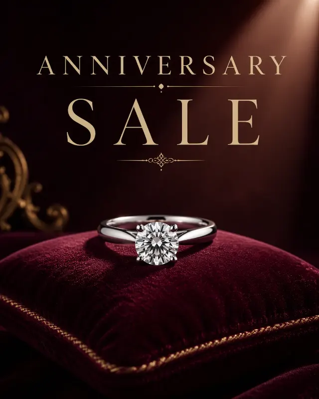 Luxury Anniversary Sale Ring Ad