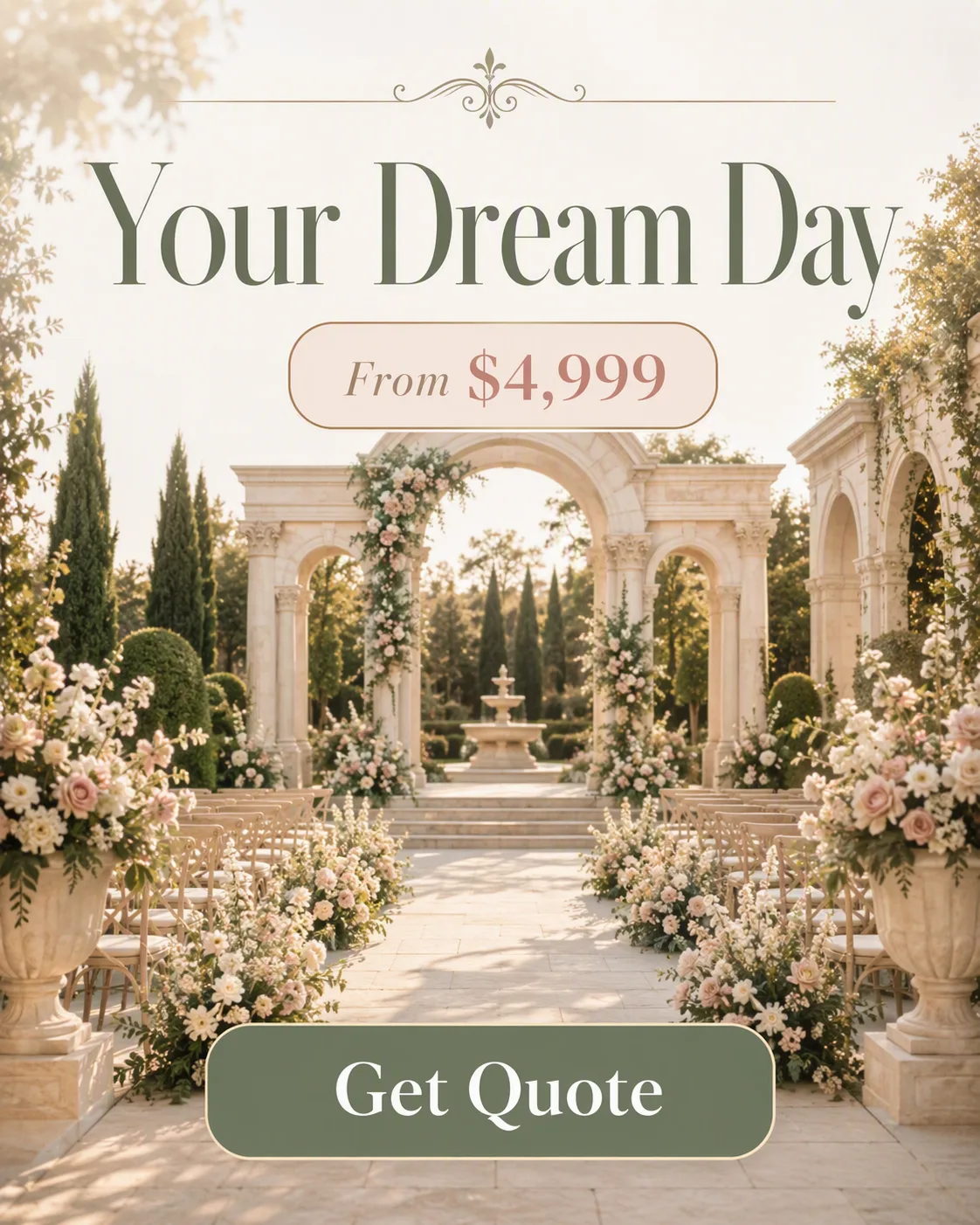 Luxury Wedding Venue Instagram Ad