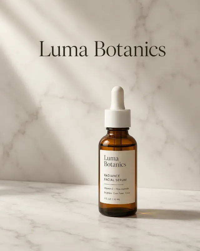 Marble Surface Bottle Instagram Ad