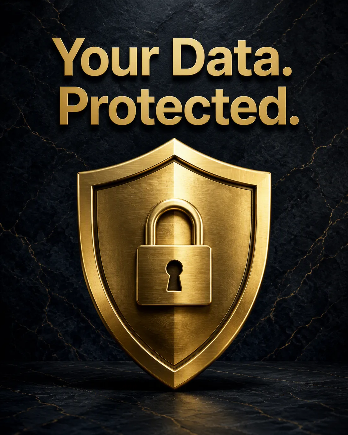 Metallic Shield App Security Instagram Post