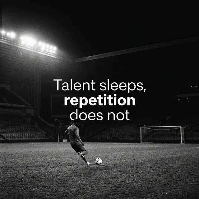 Midnight Football Free Kick Quote Post