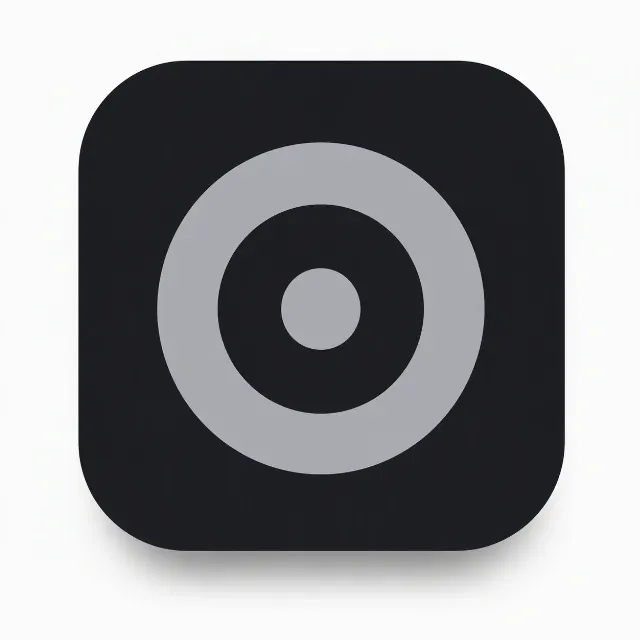 Minimal Camera Lens App Icon