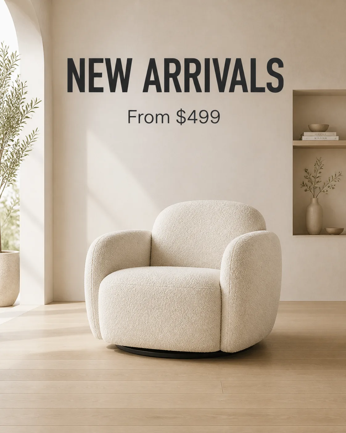 Minimal Chair New Arrivals Home Ad