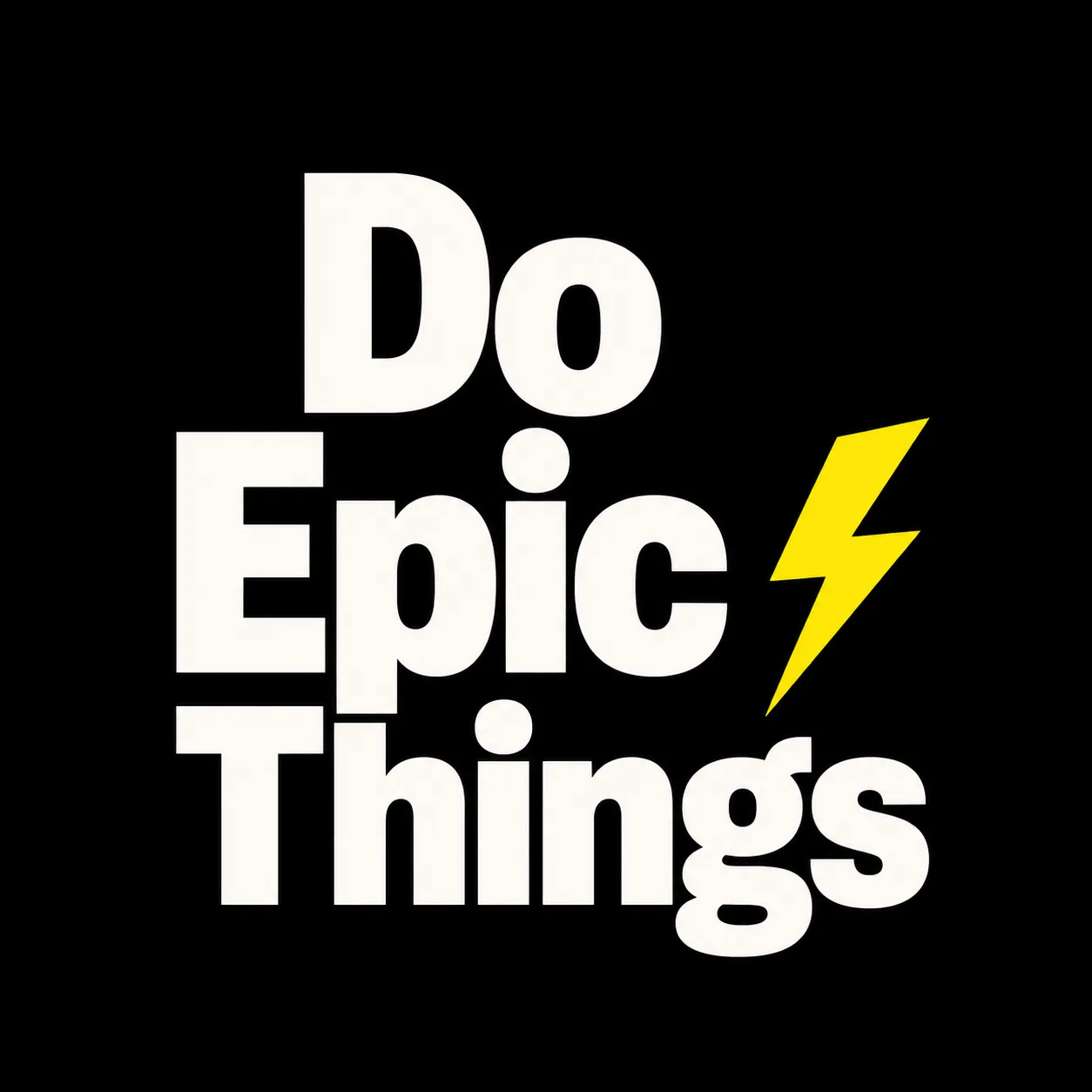 Minimal Lightning Bolt T-Shirt Design