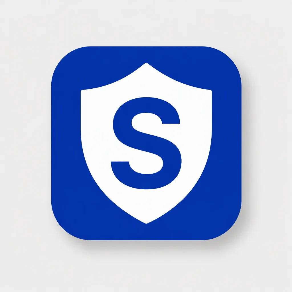 Minimal Security Shield App Icon