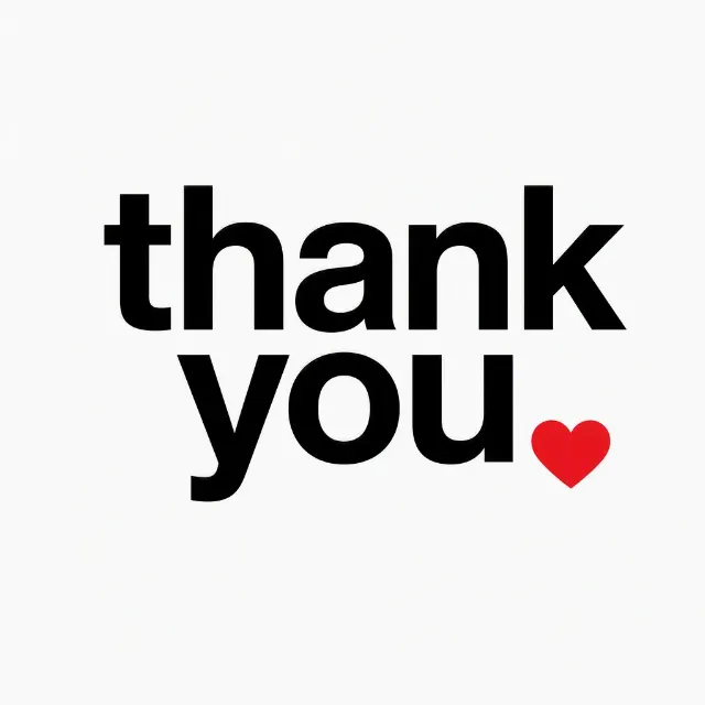 Minimal Thank You Customer Appreciation Post