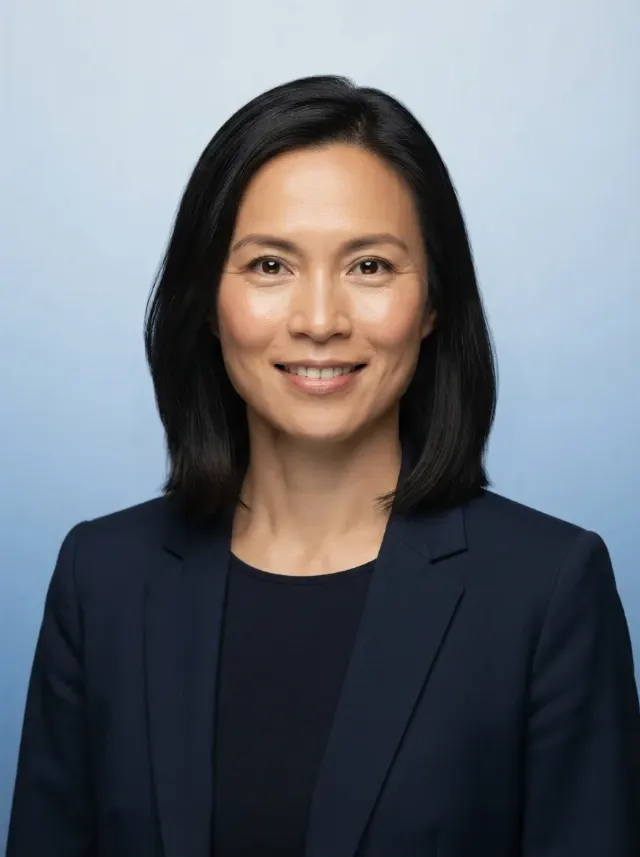 Modern Blue Tech Industry Headshot