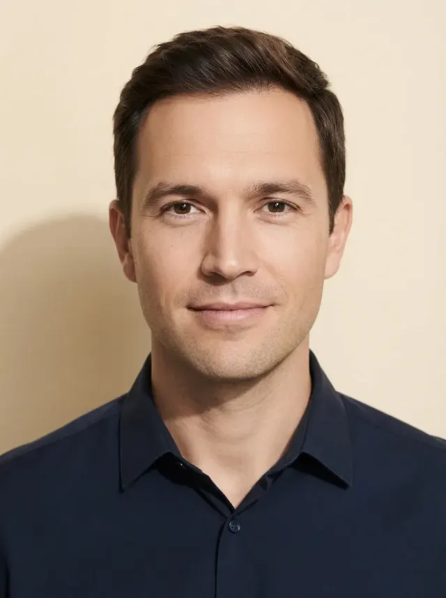 Modern Minimalist Man Headshot