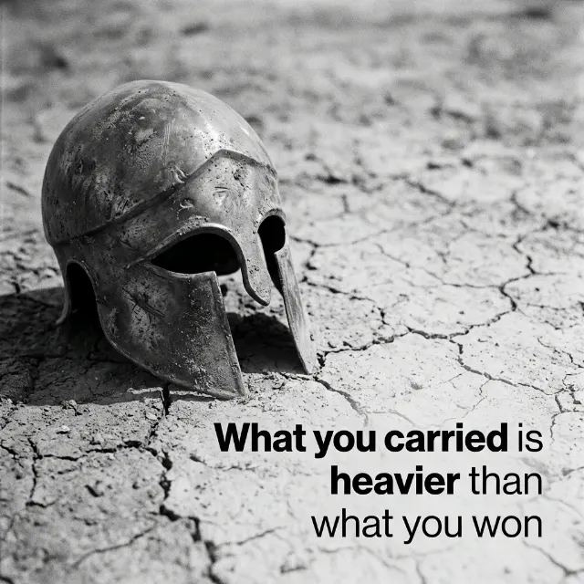 Monochrome Ancient Warrior Quote Post