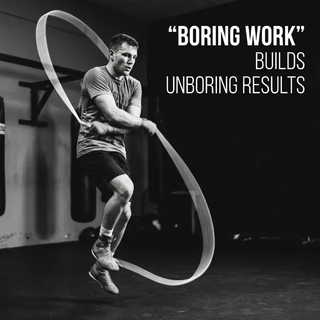Monochrome Boxer Quote Instagram Post