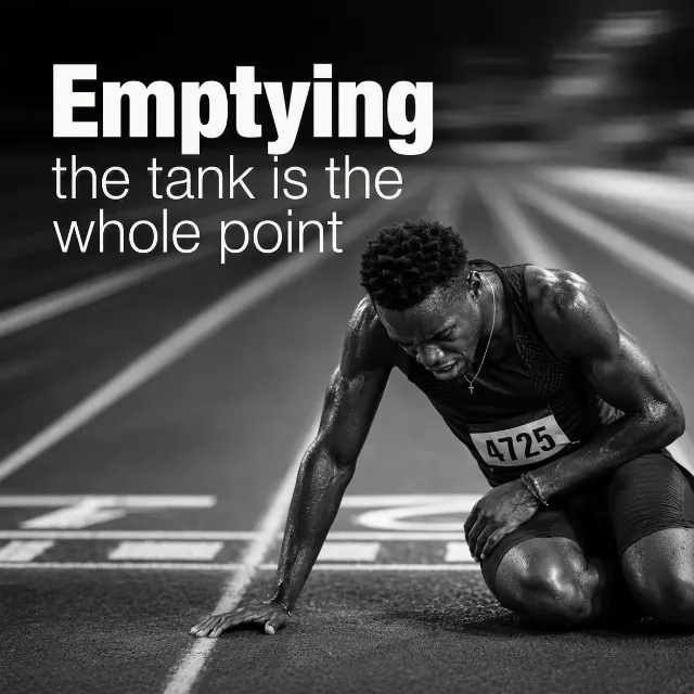 Monochrome Sprinter Quote Instagram Post