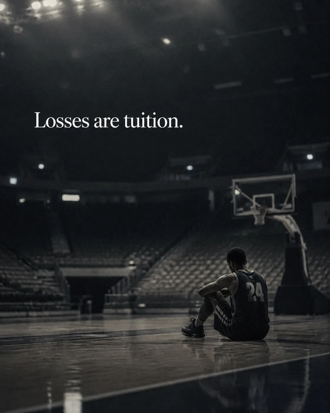 Moody Basketball Quote Arena Instagram Post