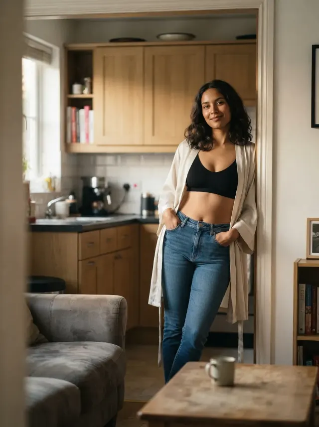 Morning Kitchen Doorway Portrait
