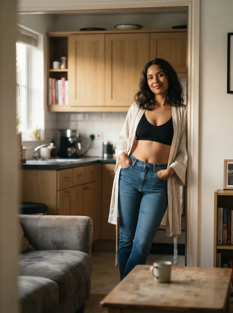 Morning Kitchen Doorway Portrait